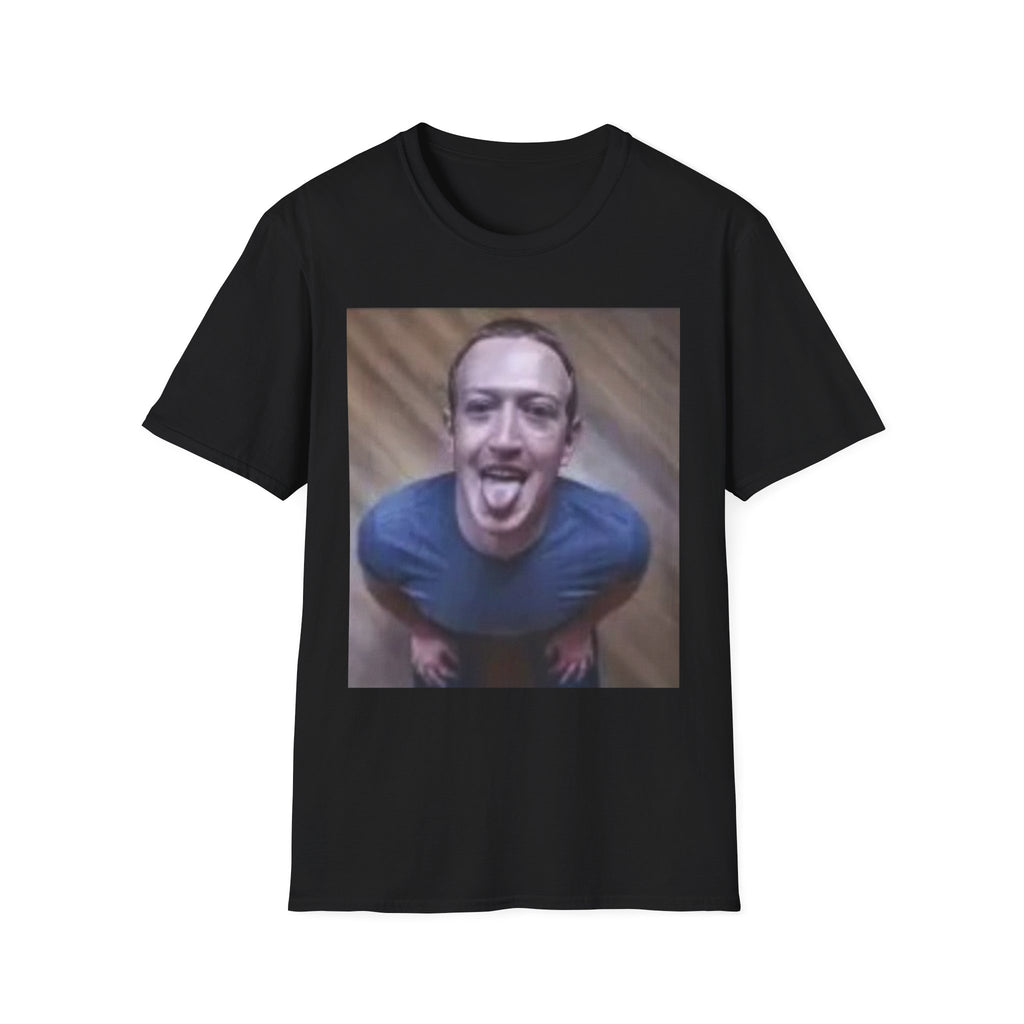 Funny Face Graphic T-Shirt — Playful Tongue-Out Portrait Tee