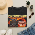 Circumcision Survivor Cat T-Shirt — Funny Edgy Retro Graphic Tee