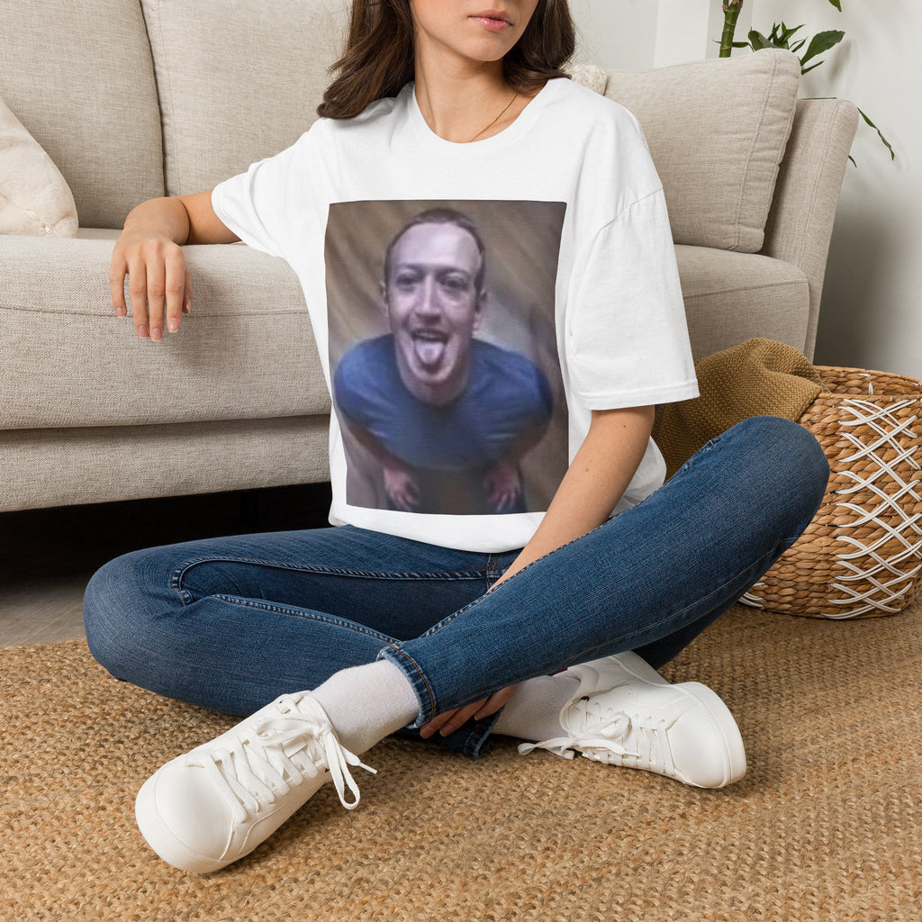 Funny Face Graphic T-Shirt — Playful Tongue-Out Portrait Tee